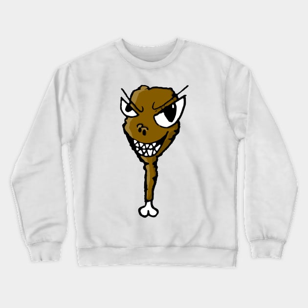 Chicken Leg Fakemon Crewneck Sweatshirt by MacSquiddles